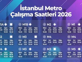 istanbul metro calisma saatleri 2026
