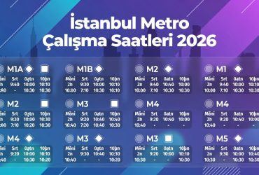 istanbul metro calisma saatleri 2026
